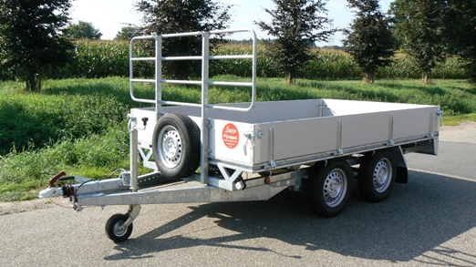 Tandemas aanhangwagen 400x175 cm